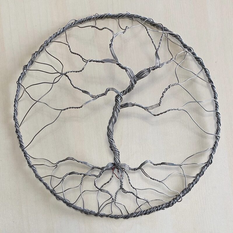 Metal tree art