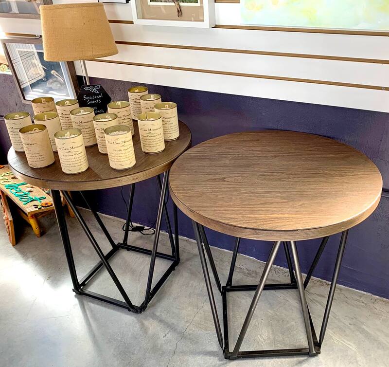 Round end tables