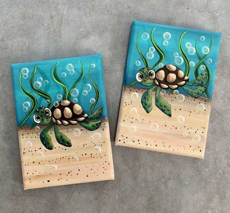 Small turtle art