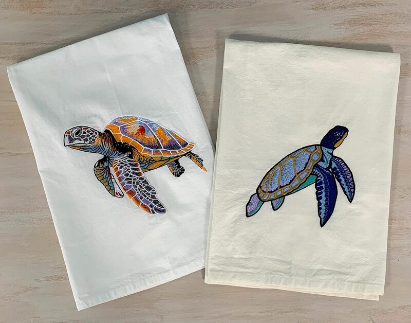 Turtle dish towel